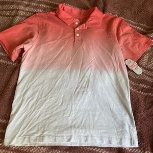 NWT Wonder Nation Ombré polo shirt